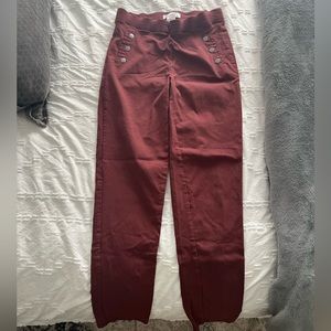Maroon Pants